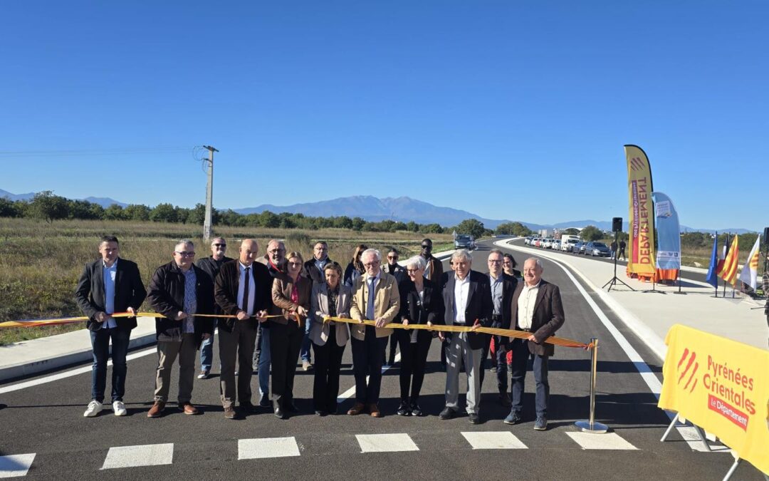 INAUGURATION DE LA RD 22-B, PERPIGNAN / CABESTANY